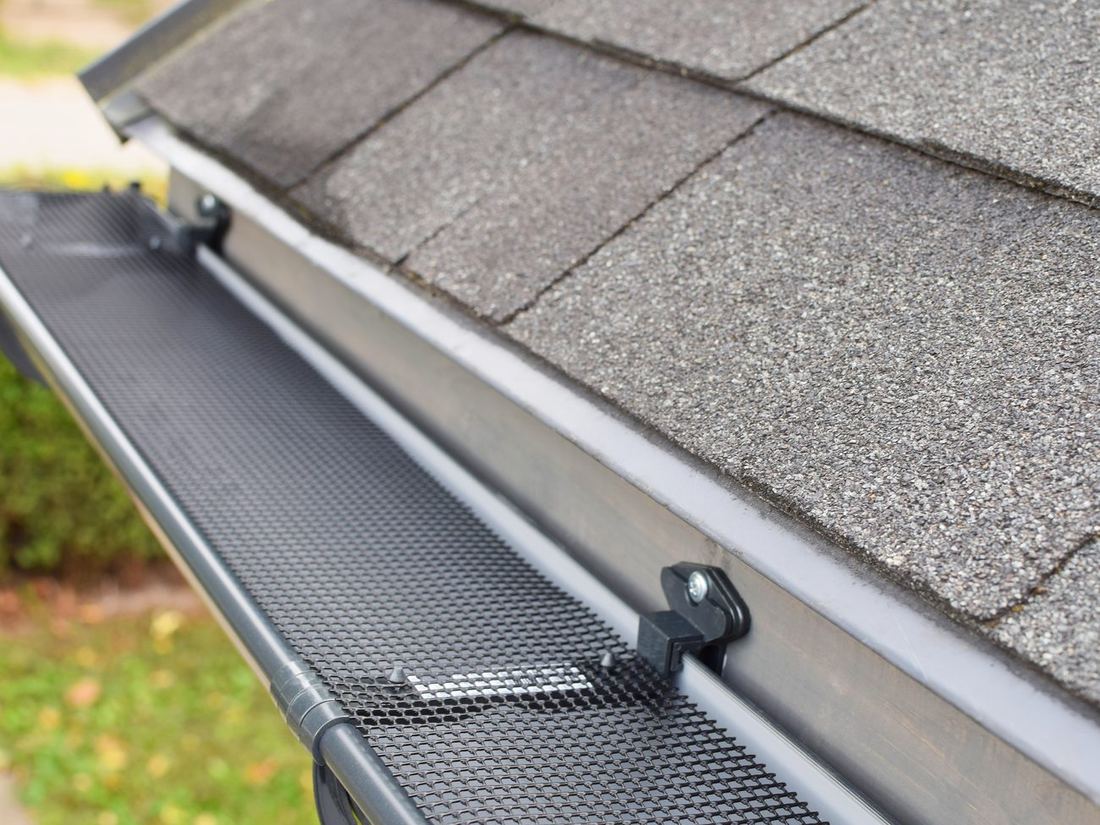 Seamless gutter installation by Fortress Roofing